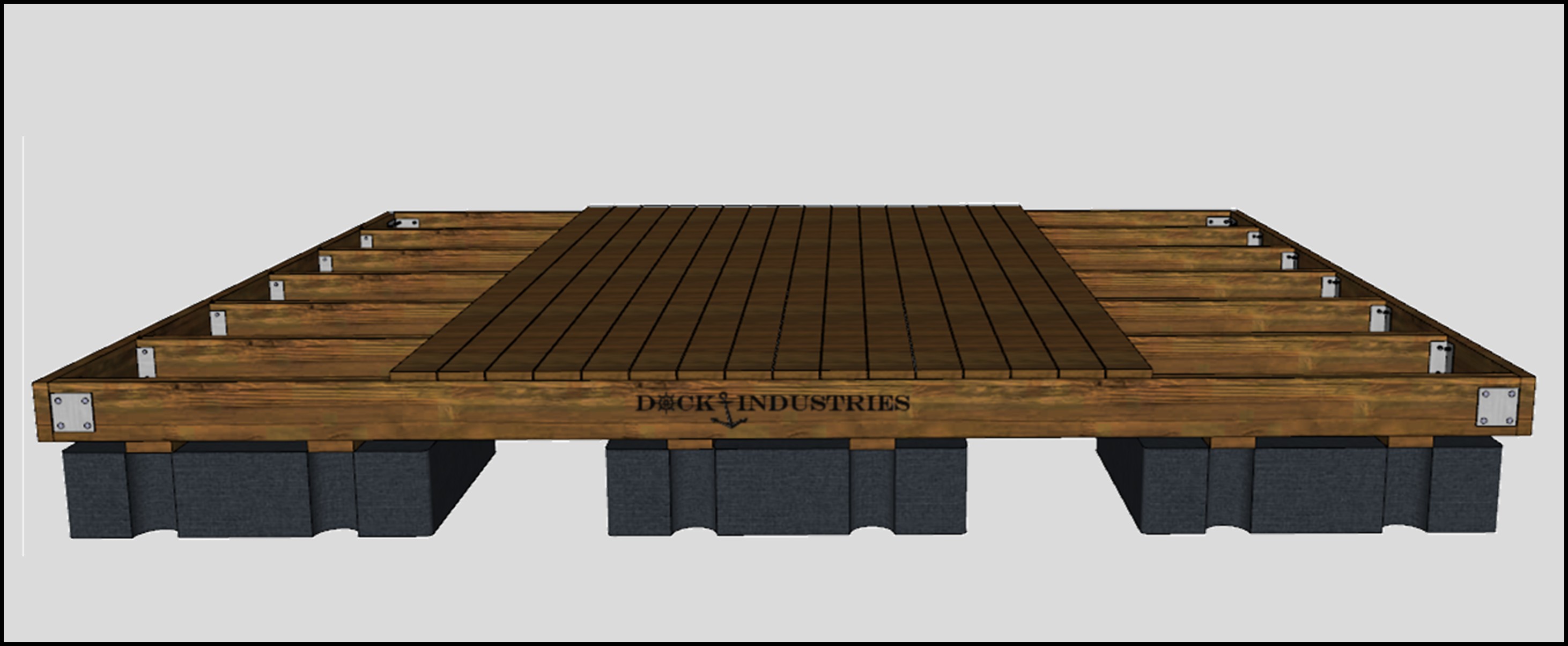 Ensemble de quai Résidentiel 12'x16' - Sans ancrage